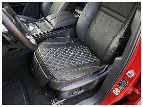 Bremer Sitzbezüge Sitzauflage BMW X1 E84 Imitation leather Black/Whites Seam OT408 Coprisedili